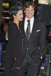 Colin Firth mit Gattin Livia