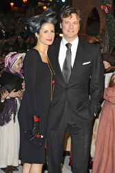 Colin Firth mit Gattin Livia