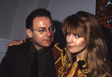 Pressetermin mit Robert Fripp und Toyah Willcox in London