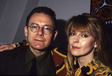 Pressetermin mit Robert Fripp und Toyah Willcox in London