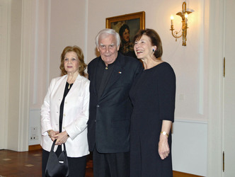 Joachim Fuchsberger mit Ehefrau Gundula, Eva Luise Köhler
