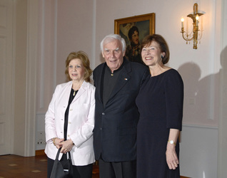 Joachim Fuchsberger mit Ehefrau Gundula, Eva Luise Köhler