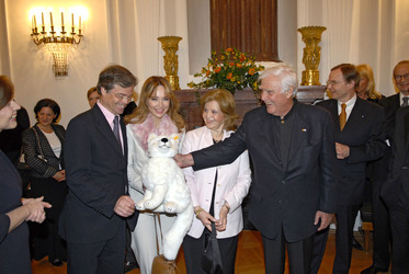 Thomas Fuchsberger mit Ehefrau, Joachim Fuchsberger mit Ehefrau Gundula