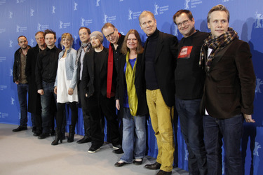 Jannike Kruse Jatog, Stellan Skarsgard, Jorunn Kjellsby, Hans Petter Moland und Cast