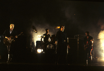 Musikvideo-Dreharbeiten mit Killing Joke in London