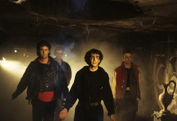 Musikvideo-Dreharbeiten mit Killing Joke in London