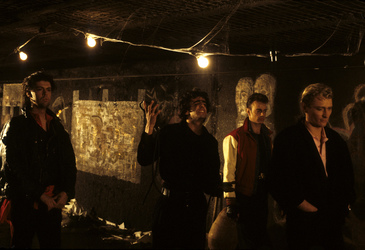 Musikvideo-Dreharbeiten mit Killing Joke in London