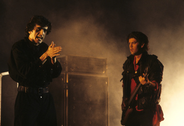 Musikvideo-Dreharbeiten mit Killing Joke in London