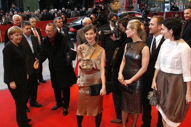 Angela Merkel, Dieter Kosslick, Joachim Sauer, Maja Ostaszewska, Magdalena Cielecka, Andrzej Wajda, Andrzej Chyra, Danuta Stenka