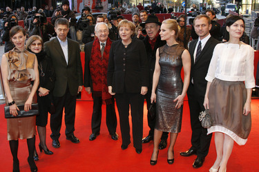 Maja Ostaszewska, Gast, Joachim Sauer, Andrzej Wajda, Angela Merkel, Dieter Kosslick, Magdalena Cielecka, Andrzej Chyra, Danuta Stenka