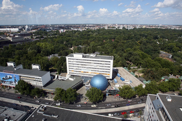 Blick von der Panorama-Etage im 20. Stock des Europa-Centers