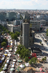 Blick von der Panorama-Etage im 20. Stock des Europa-Centers