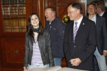 Lena Meyer-Landrut, Stefan Raab, Stephan Weil