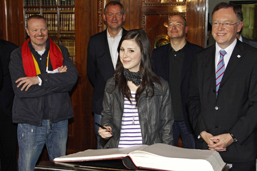 Stefan Raab, Lena Meyer-Landrut, Stephan Weil