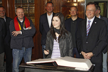 Stefan Raab, Lena Meyer-Landrut, Stephan Weil