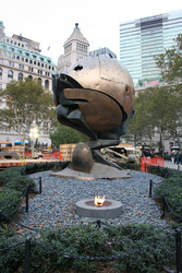 Temporary World Trade Center Memorial im Battery Park