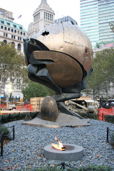 Temporary World Trade Center Memorial im Battery Park