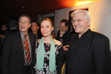 Franz Müntefering mit Ehefrau Michelle, Frank-Walter Steinmeier