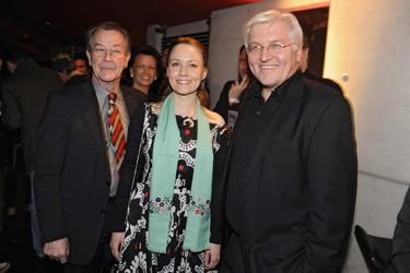 Franz Müntefering mit Ehefrau Michelle, Frank-Walter Steinmeier