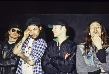 Photoshooting mit Zodiac Mindwarp and the Love Reaction in London