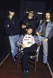 Photoshooting mit Zodiac Mindwarp and the Love Reaction in London