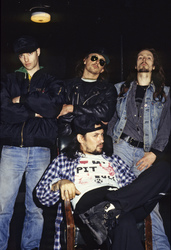 Photoshooting mit Zodiac Mindwarp and the Love Reaction in London