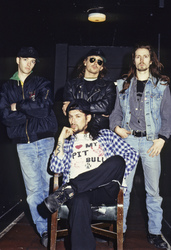 Photoshooting mit Zodiac Mindwarp and the Love Reaction in London