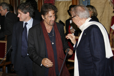 Gianni Alemanno, Al Pacino, Gian Luigi Rondi