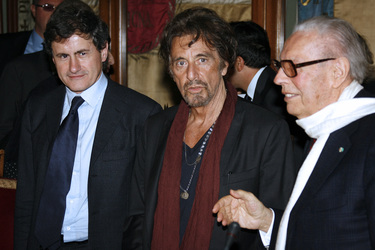 Gianni Alemanno, Al Pacino, Gian Luigi Rondi
