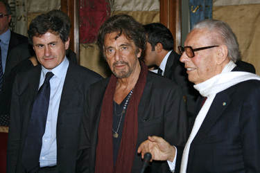 Gianni Alemanno, Al Pacino, Gian Luigi Rondi