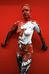 Niedersachsen-Bodypainting / Lower Saxony-Bodypainting