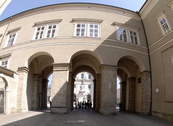 Blick auf die Mariensäule
