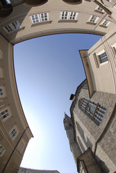 Himmel über der Franziskanergasse