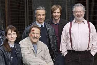 Daniela Schulz, Hannes Jaenicke, Götz George, Julian Weigend, Chiem van Houveninge