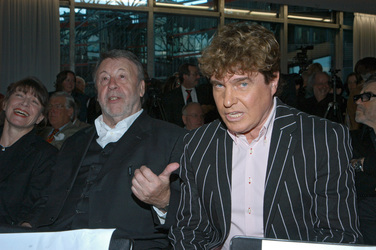 Günter Lamprecht mit Frau, Frank Schöbel