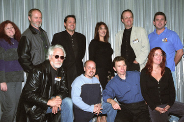Janet Nemecek, Robert O'Reilly, Jeff Rector, Marina Sirtis, Dwight Schultz, Richard Arnold, J.G. Hertzler, Aron Eisenberg, Max Grodénchik, Lolita Fatjo