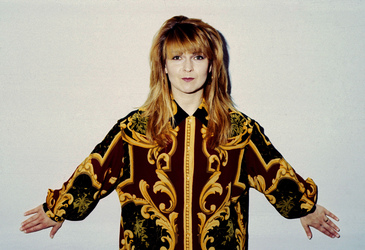 Pressetermin mit Robert Fripp und Toyah Willcox in London