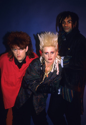 Photoshooting mit den Thompson Twins in London