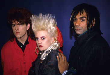 Photoshooting mit den Thompson Twins in London