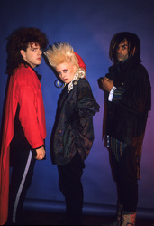 Photoshooting mit den Thompson Twins in London