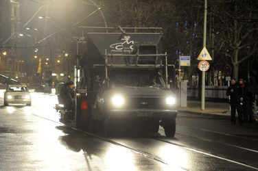 Nachtdreh zum Thriller 'Unknown Identity'