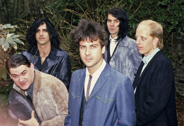 Photoshooting mit Wall of Voodoo in London