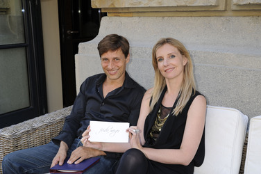 Jette Joop mit Ehemann Christian Elsen