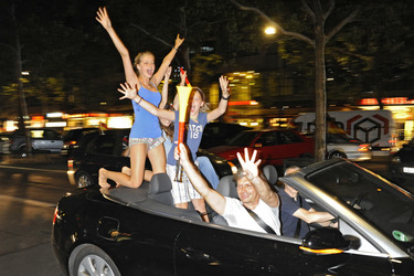 Autokorso am Kurfürstendamm