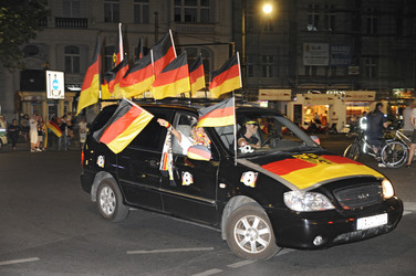 Autokorso am Kurfürstendamm