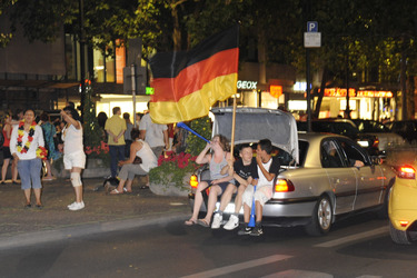 Autokorso am Kurfürstendamm