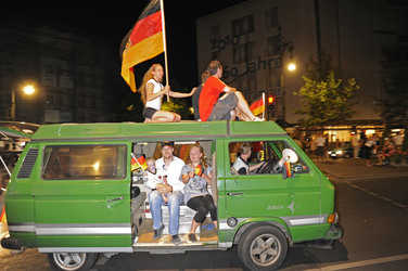 Autokorso am Kurfürstendamm