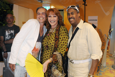 Romy Haag mit Freunden