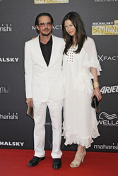 Oskar Roehler mit Gattin Alexandra Fischer-Roehler