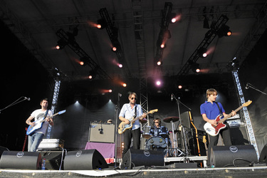 Rick McPhail, Dirk von Lowtzow, Arne Zank, Jan Müller (Tocotronic)